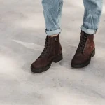 Women’s Chocolate Suede Winter Ankle Boots